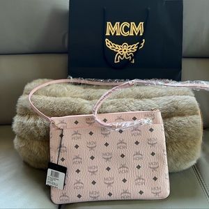 💕MCM 💕Crossbody Pouch in Visetos Original